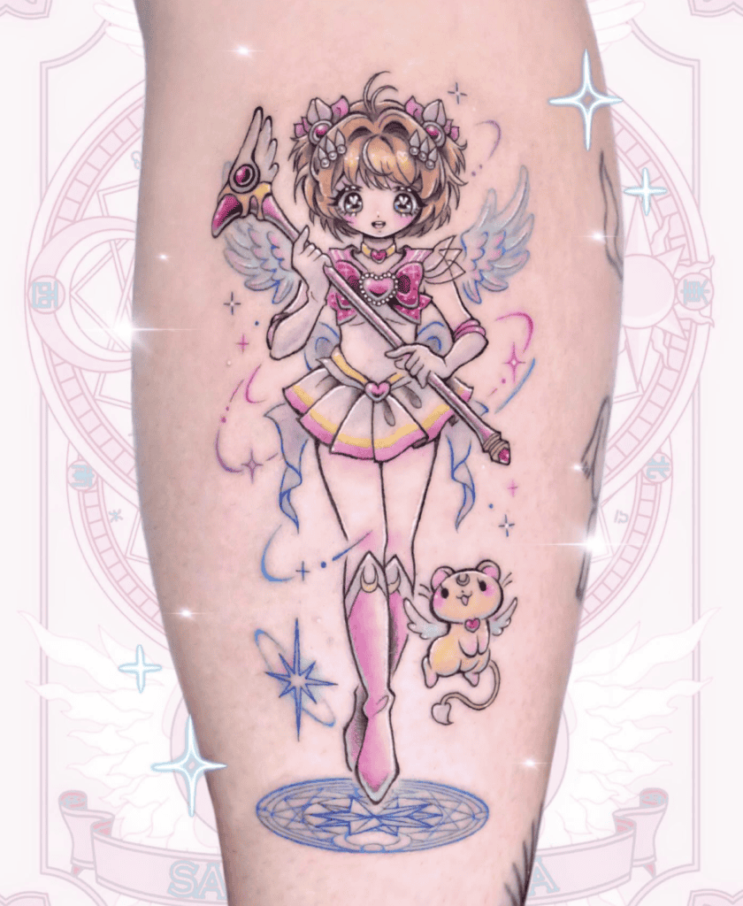 Card Captor Sakura X Sailor Moon Tattoo