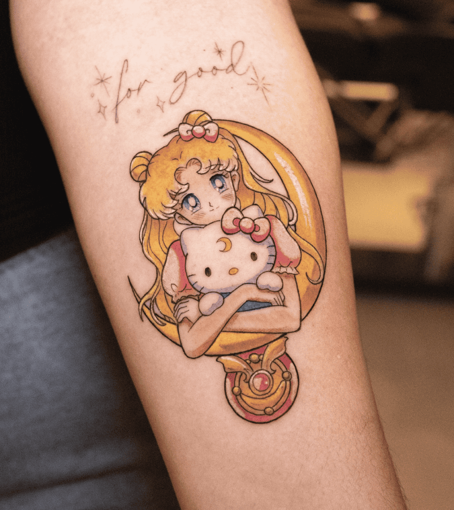 Sanrio X Sailor Moon Kitty Tattoo