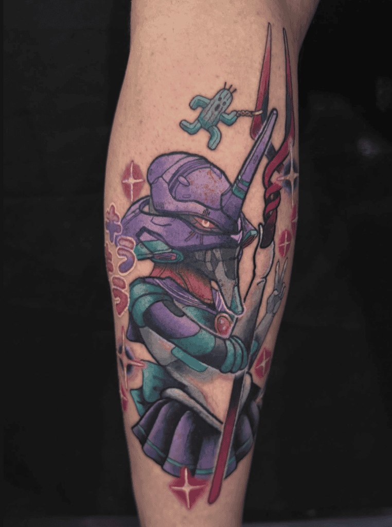 Neon Genesis Evangelion X Sailor Moon Tattoo