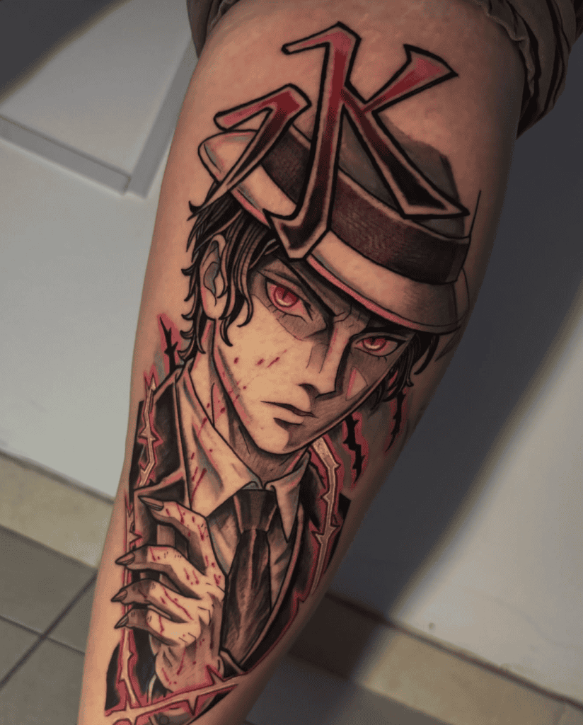 Muzan Kibutsuji Sinister Demon Slayer Tattoo