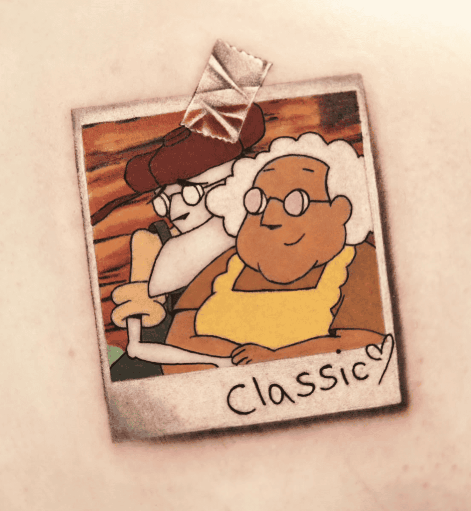 Muriel Bagge Love Courage the Cowardly Dog Tattoo