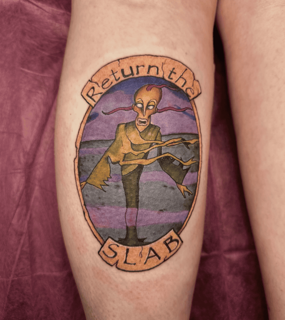King Ramses Quote Courage the Cowardly Dog Tattoo