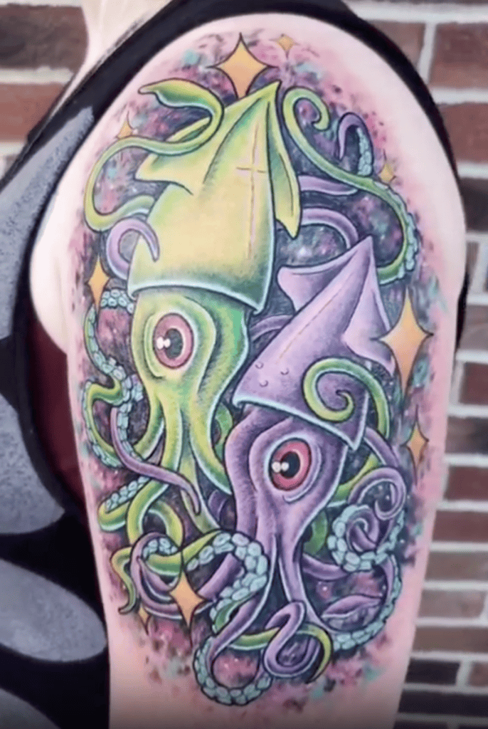 The Star Makers Courage the Cowardly Dog Tattoo