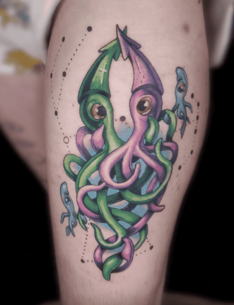 The Star Makers Love Courage the Cowardly Dog Tattoo