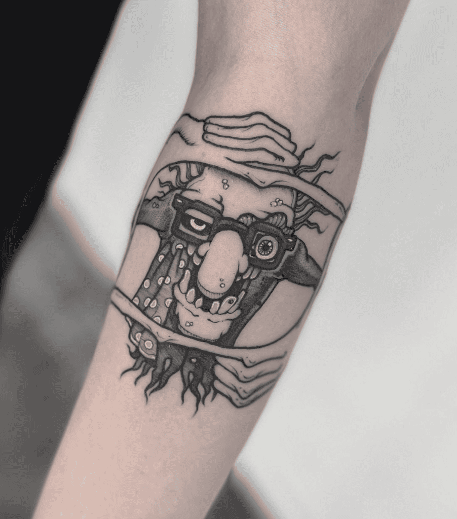Benton Tarantella Courage the Cowardly Dog Tattoo
