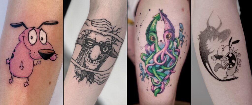 Courage the Cowardly Dog Tattoo Featured Image