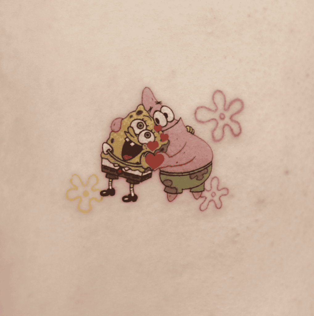 SpongeBob SquarePants Patrick Cartoon Tattoo