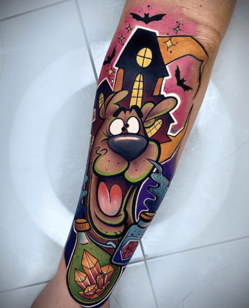 Scooby-Doo Cartoon Tattoo