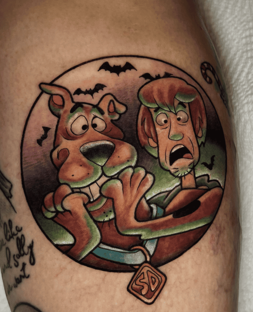 Scooby-Doo Frame Cartoon Tattoo