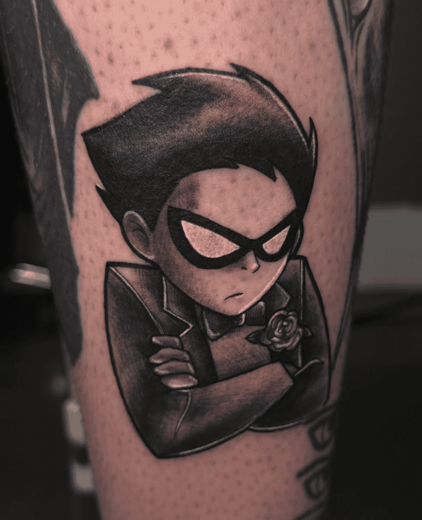 Teen Titans Cartoon Tattoo