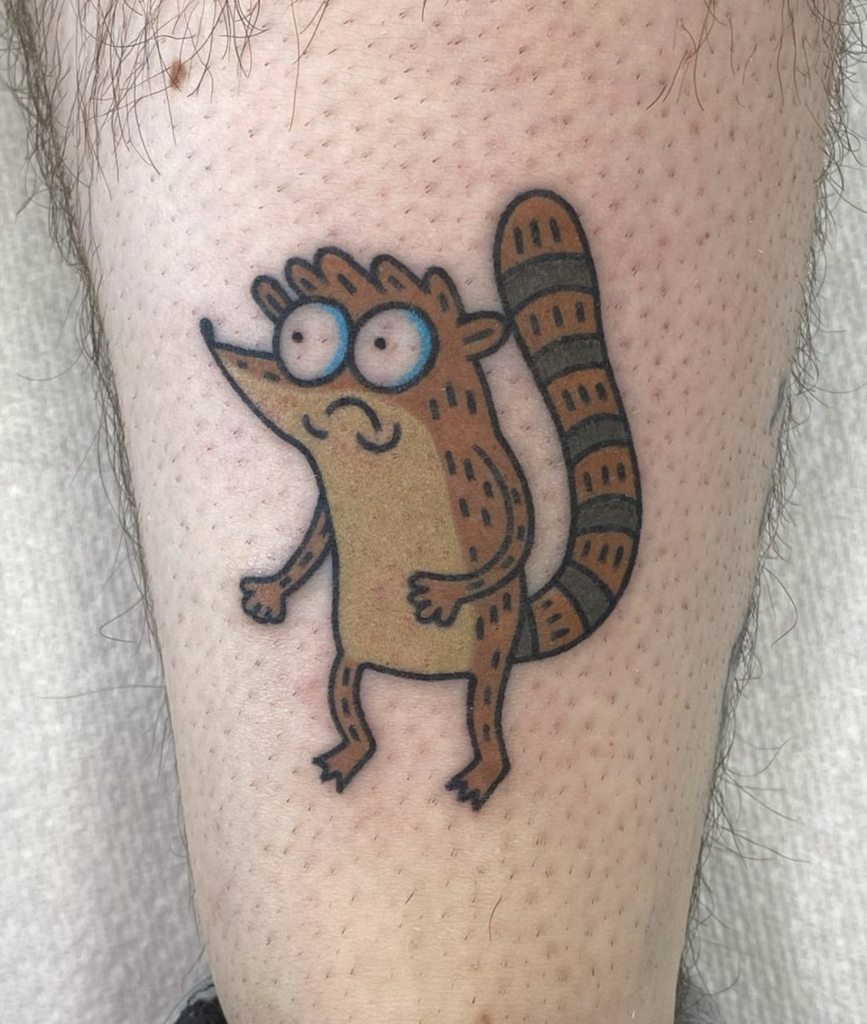 Regular Show Cartoon Tattoo
