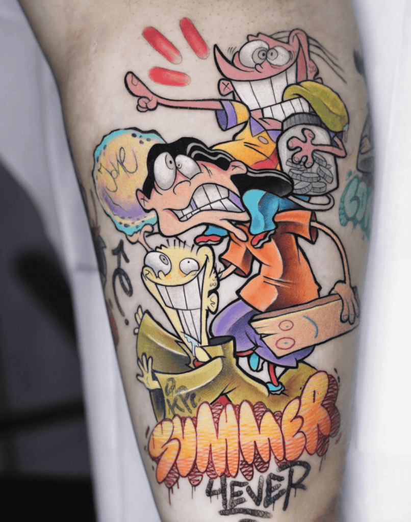 Ed, Edd n Eddy Cartoon Tattoo