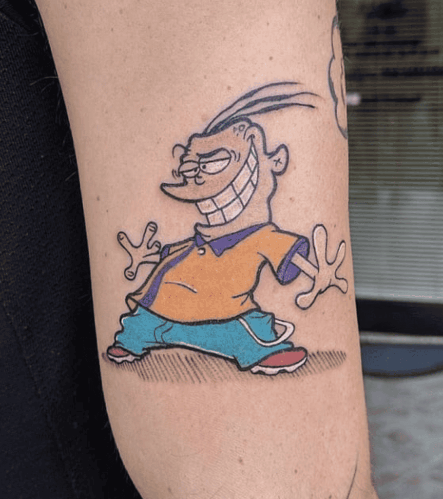 Ed, Edd n Eddy Pose Cartoon Tattoo