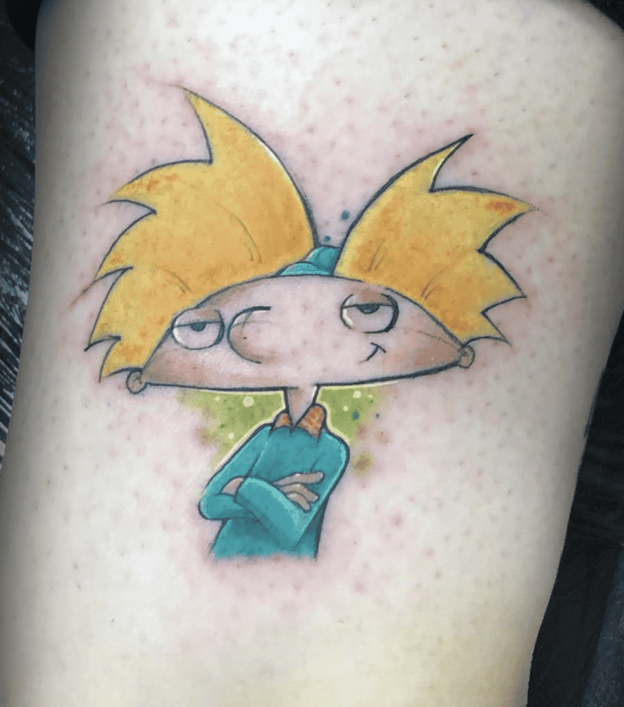 Hey Arnold! Cartoon Tattoo