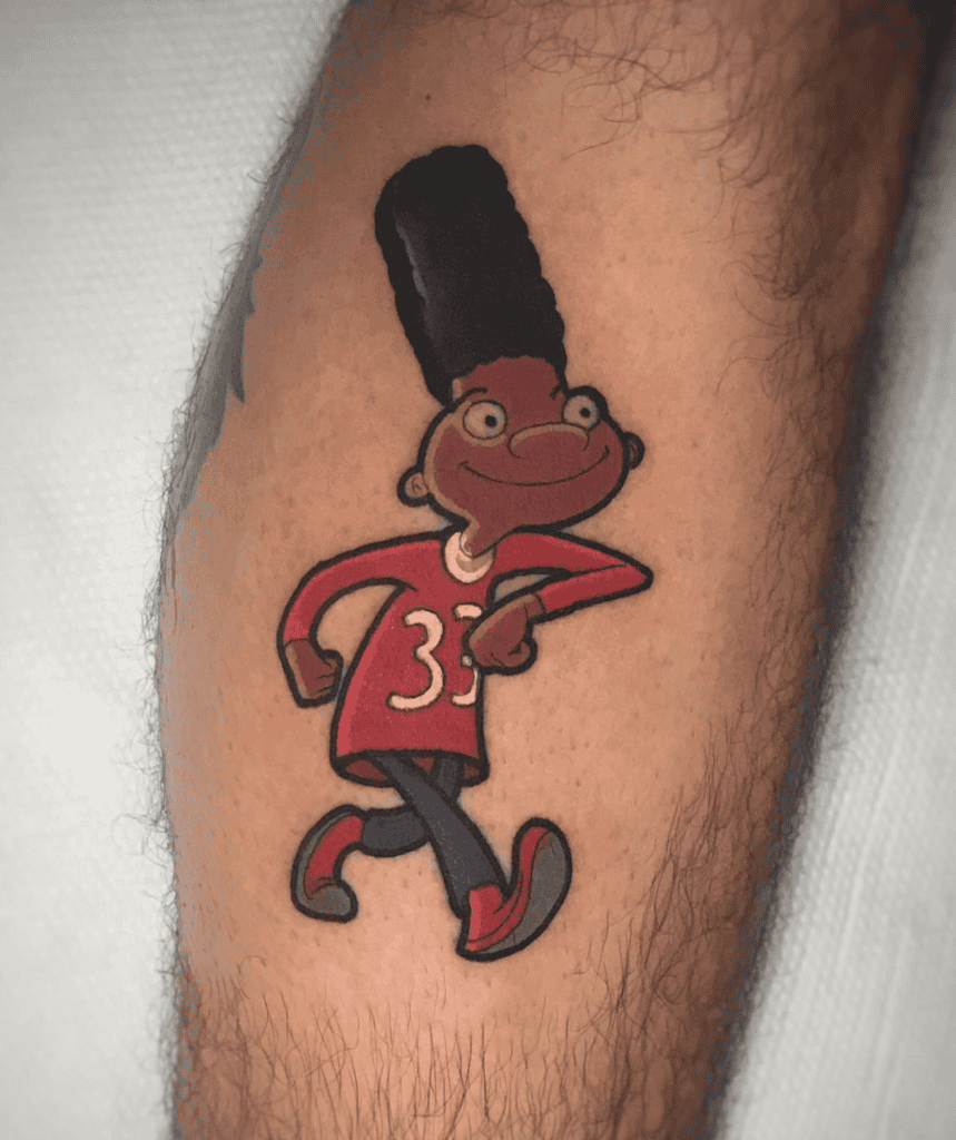 Hey Arnold! Gerald Cartoon Tattoo