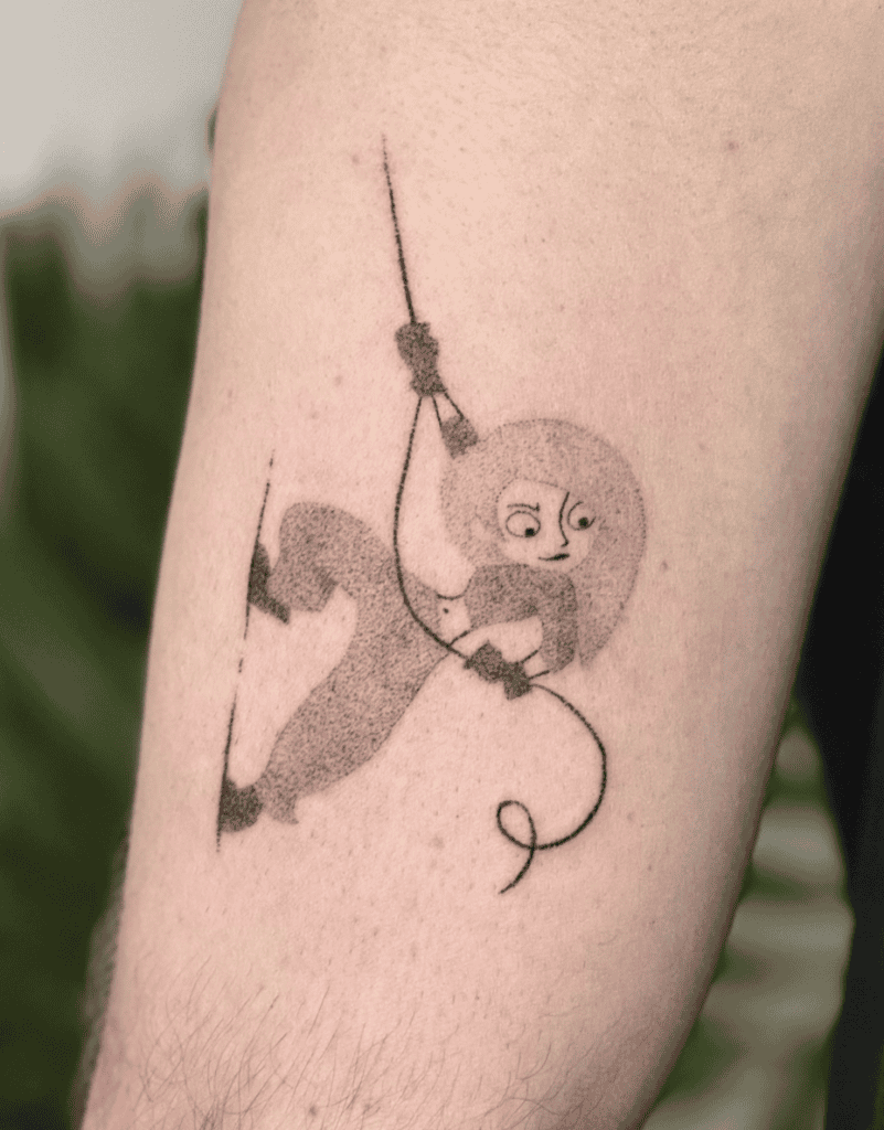 Kim Possible Cartoon Tattoo