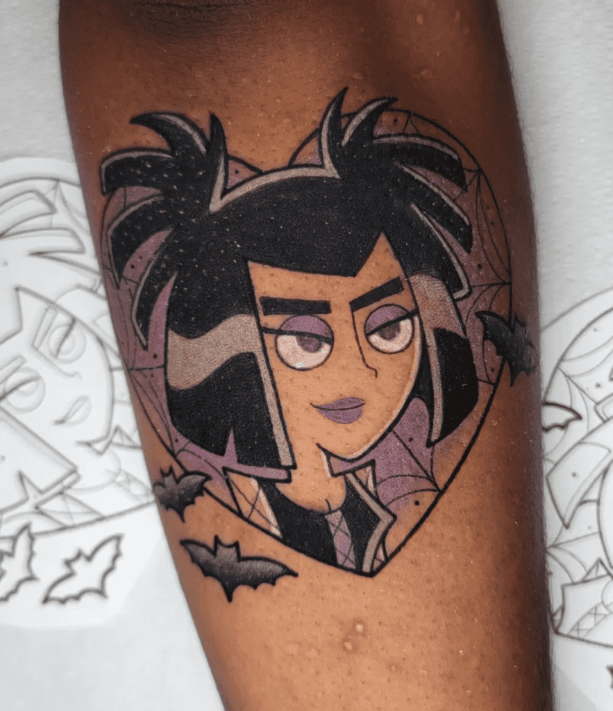 Danny Phantom Sam Cartoon Tattoo