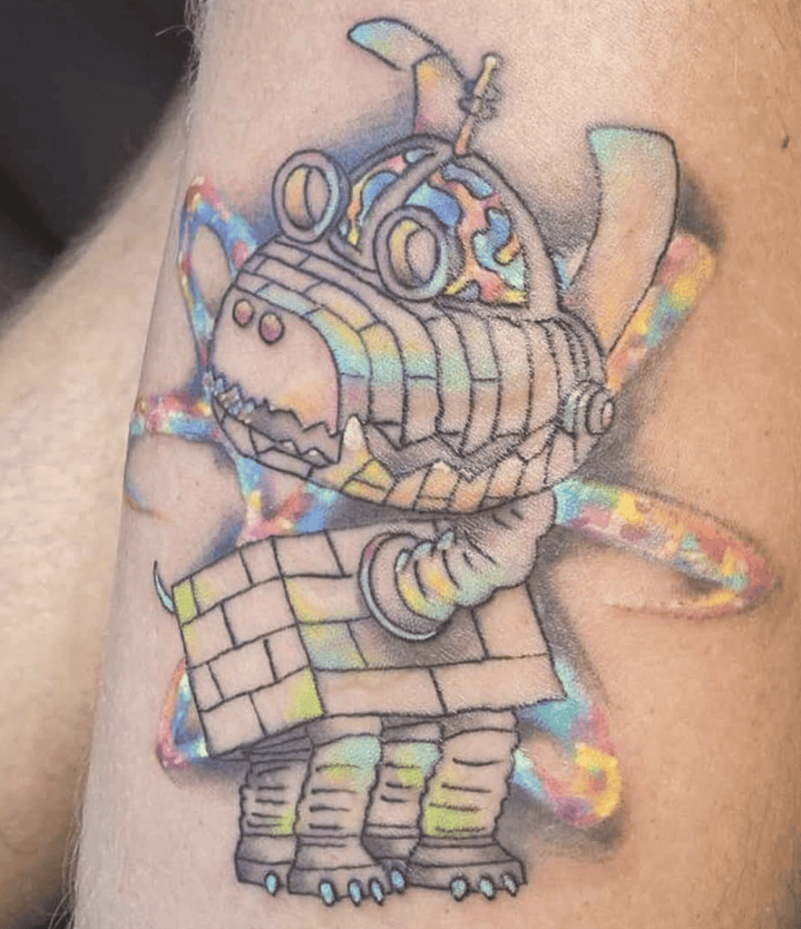 Jimmy Neutron Dog Cartoon Tattoo
