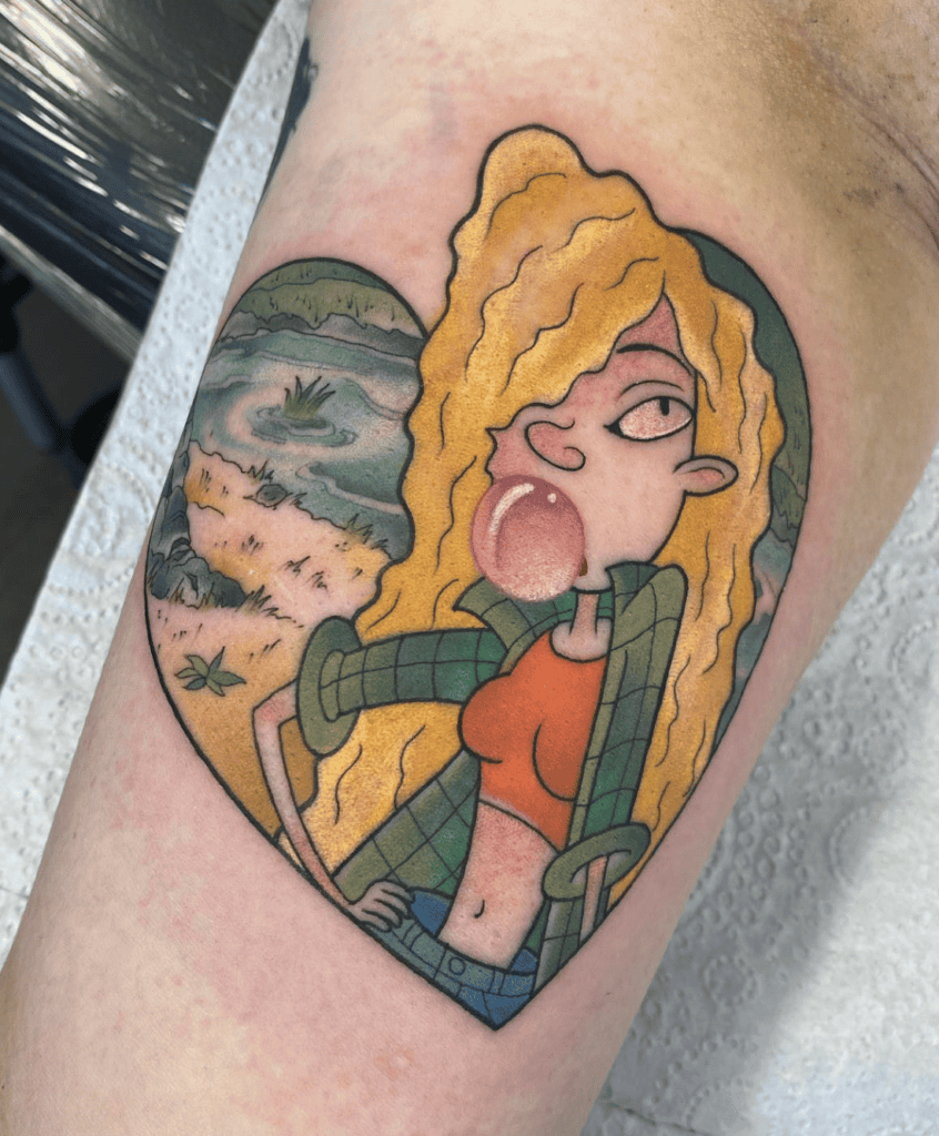 The Wild Thornberrys Debbie Cartoon Tattoo