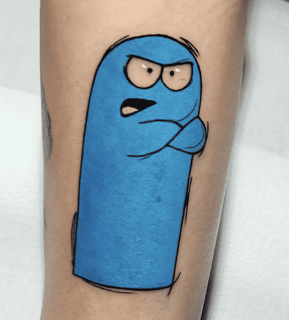 Fosters Home for Imaginary Friends Cartoon Tattoo