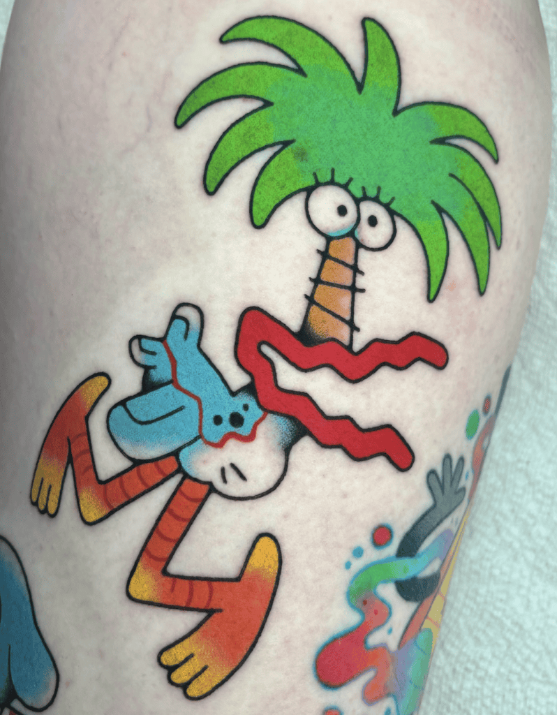 Fosters Home for Imaginary Friends Coco Cartoon Tattoo