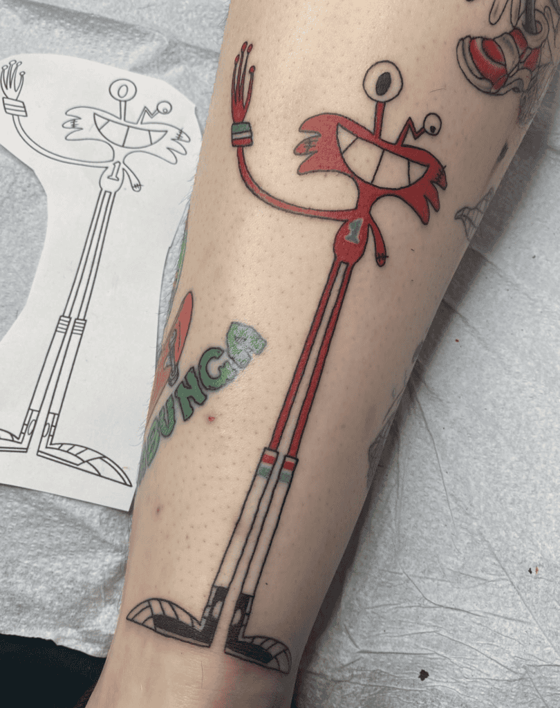 Fosters Home for Imaginary Friends Will Cartoon Tattoo