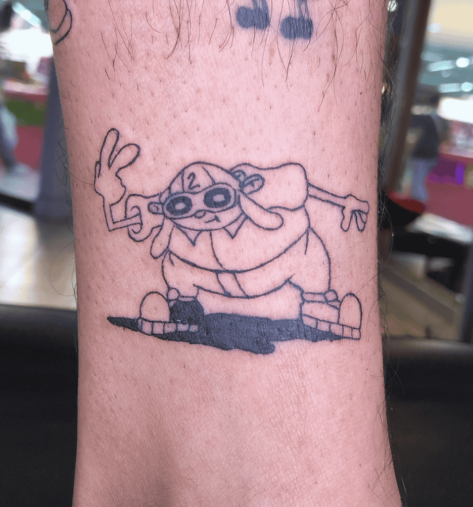 Codename Kids Next Door 2 Cartoon Tattoo