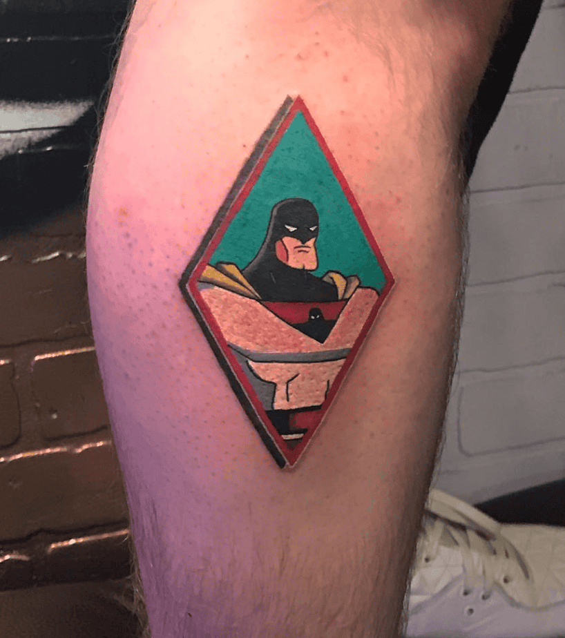 Space Ghost Coast to Coast Cartoon Tattoo