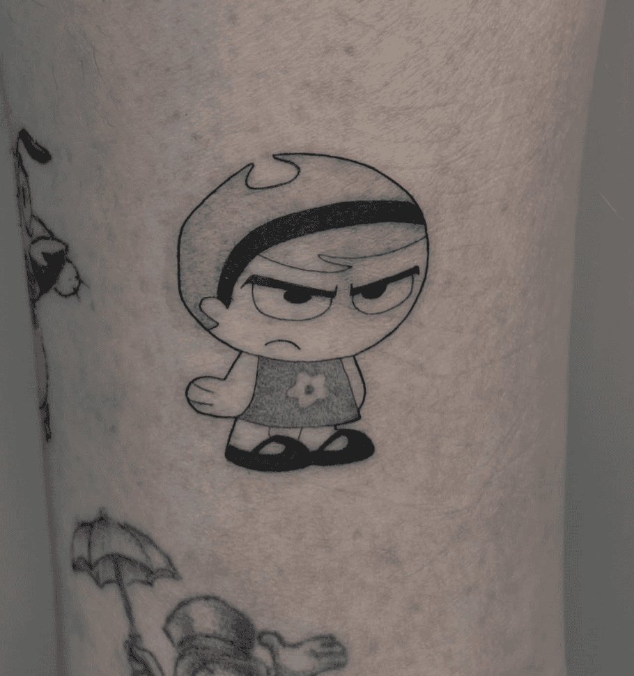 The Grim Adventures of Billy & Mandy Mandy Cartoon Tattoo
