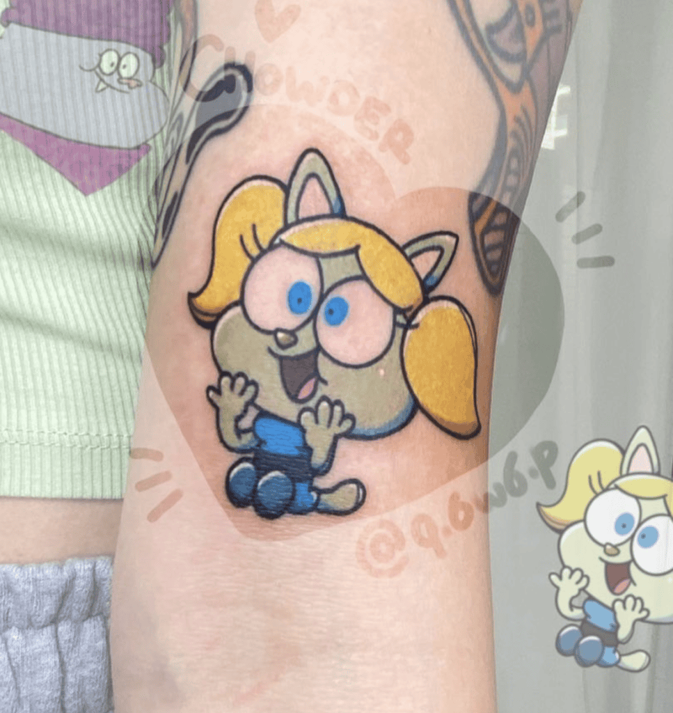 Chowder Cartoon Tattoo