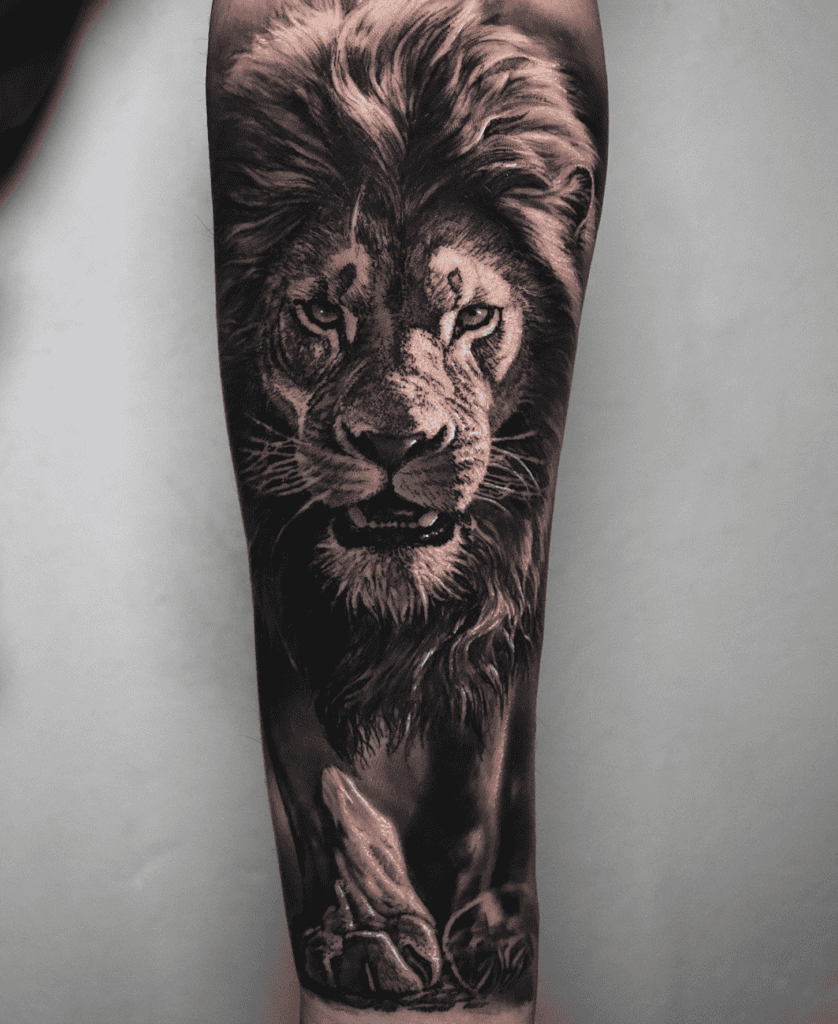 Lion Animal Tattoo