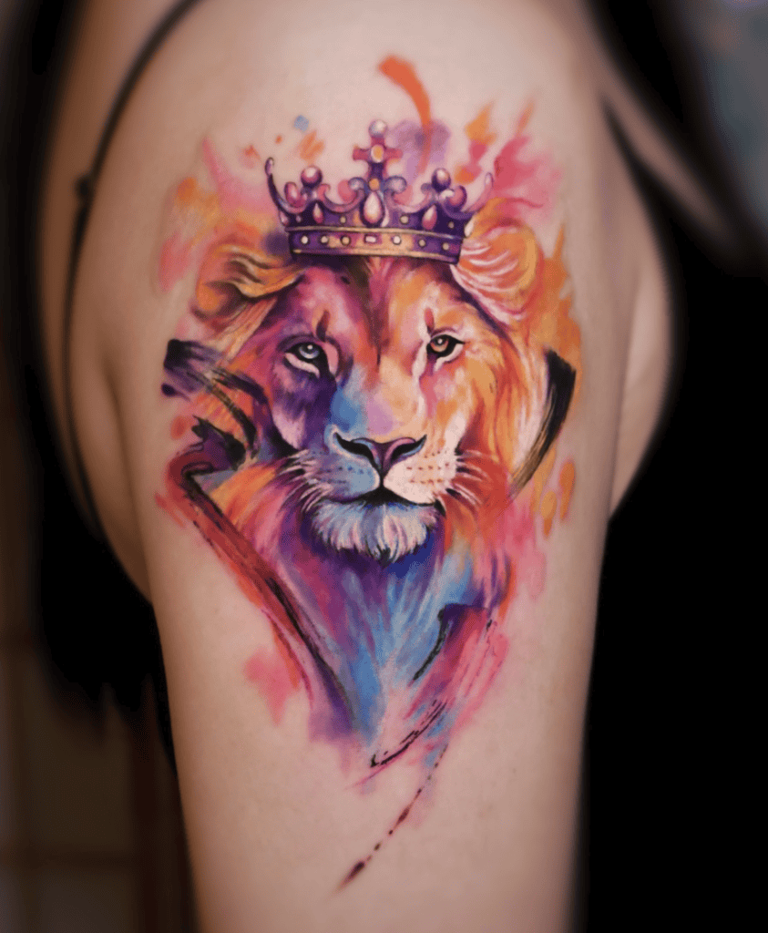 Lion King Animal Tattoo