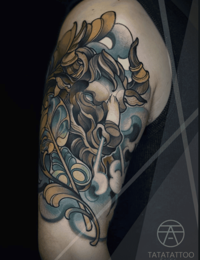 Ox Animal Tattoo