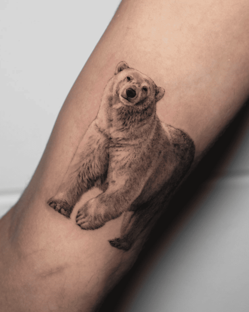 Bear Polar Animal Tattoo