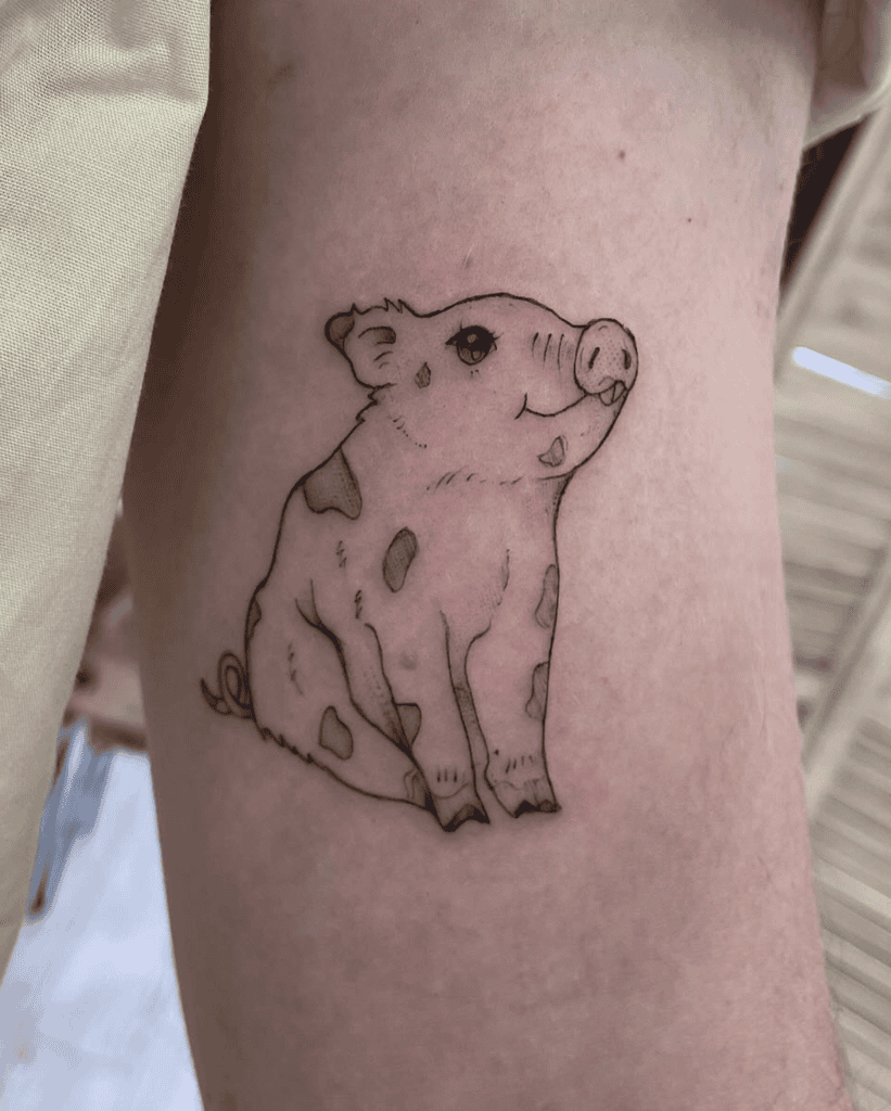 Pig Animal Tattoo