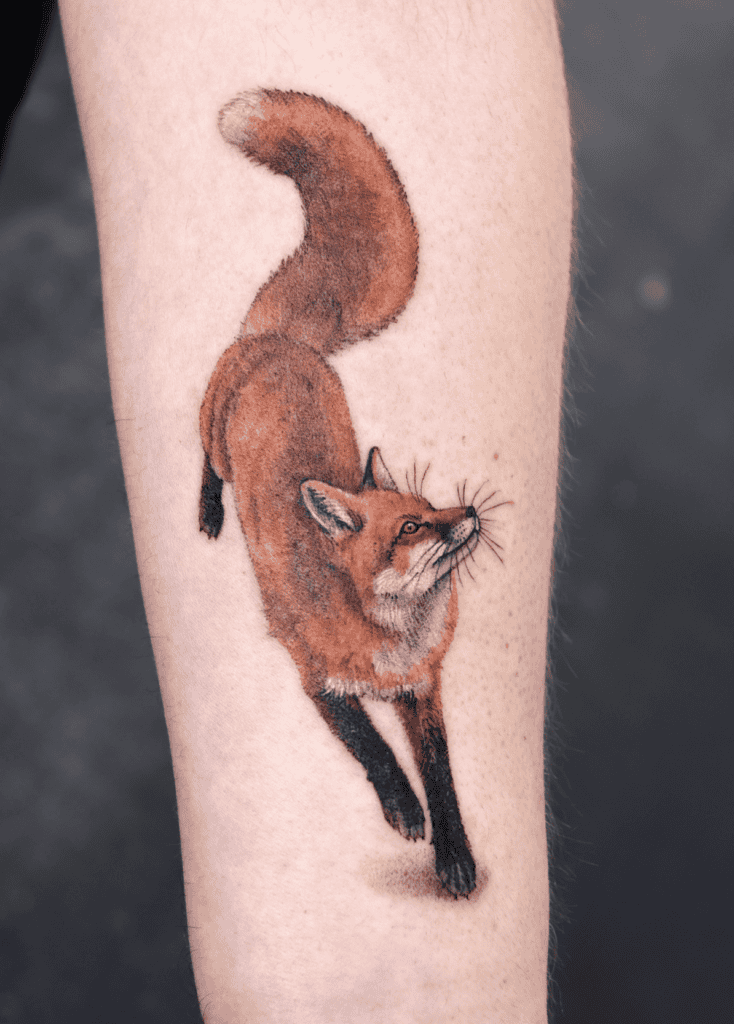 Fox Animal Tattoo