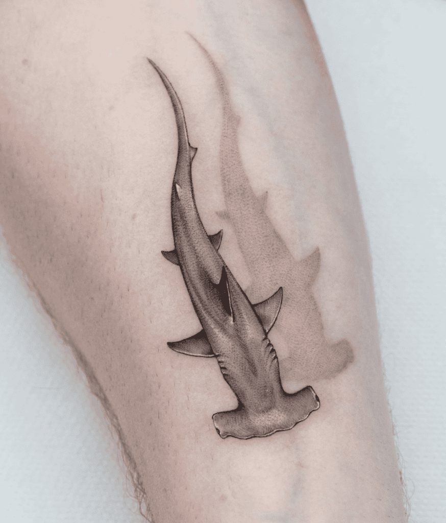 Shark Hamerhead Animal Tattoo