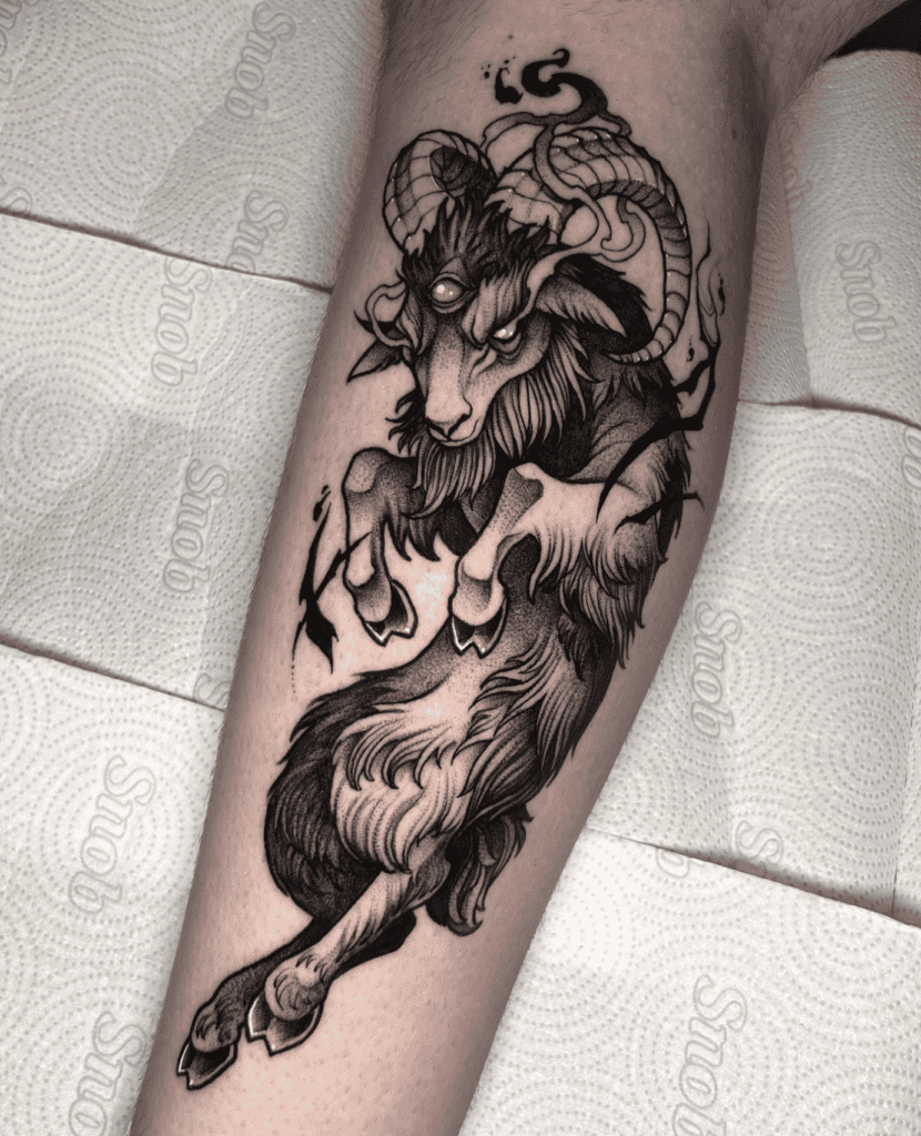 Goat Animal Tattoo