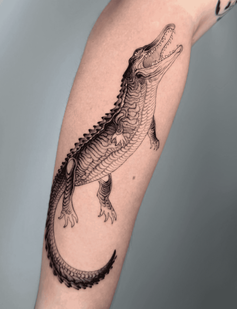 Crocodile Animal Tattoo