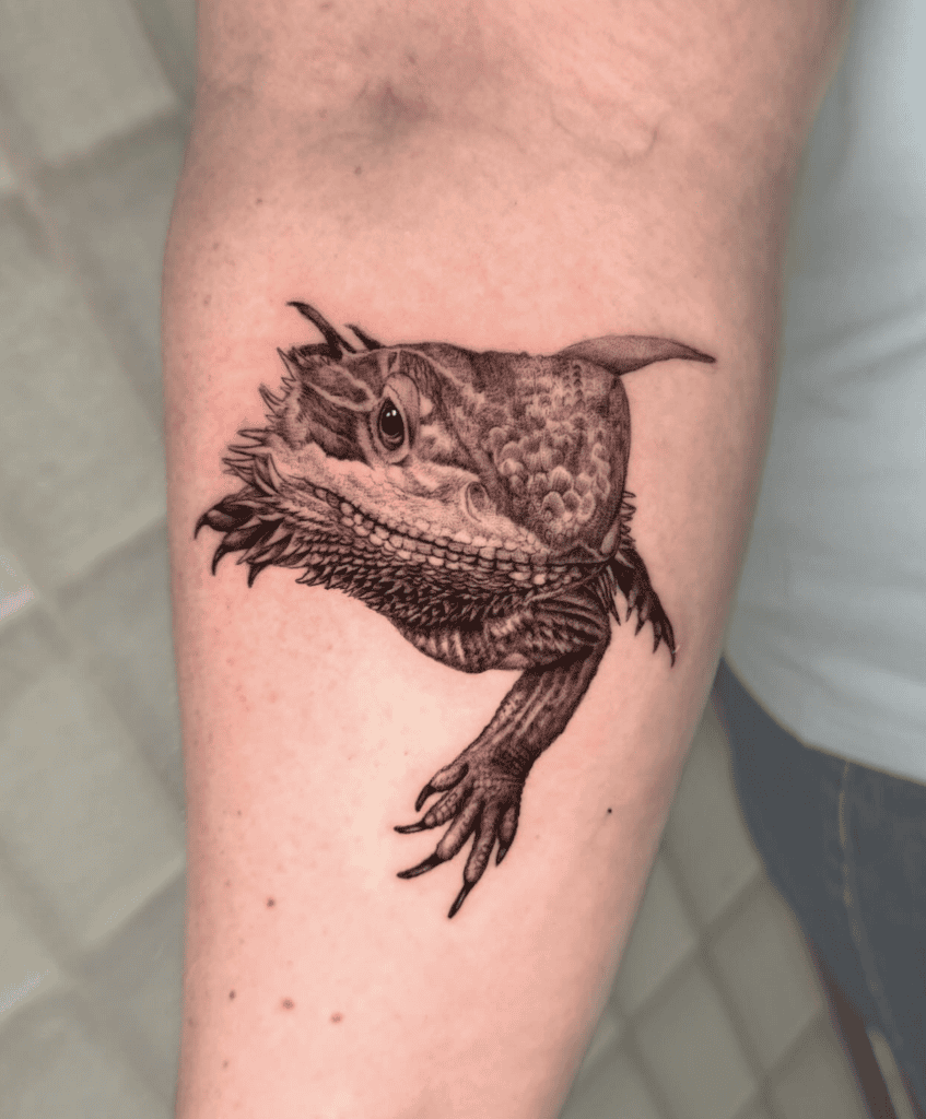 Lizard Spiny Animal Tattoo