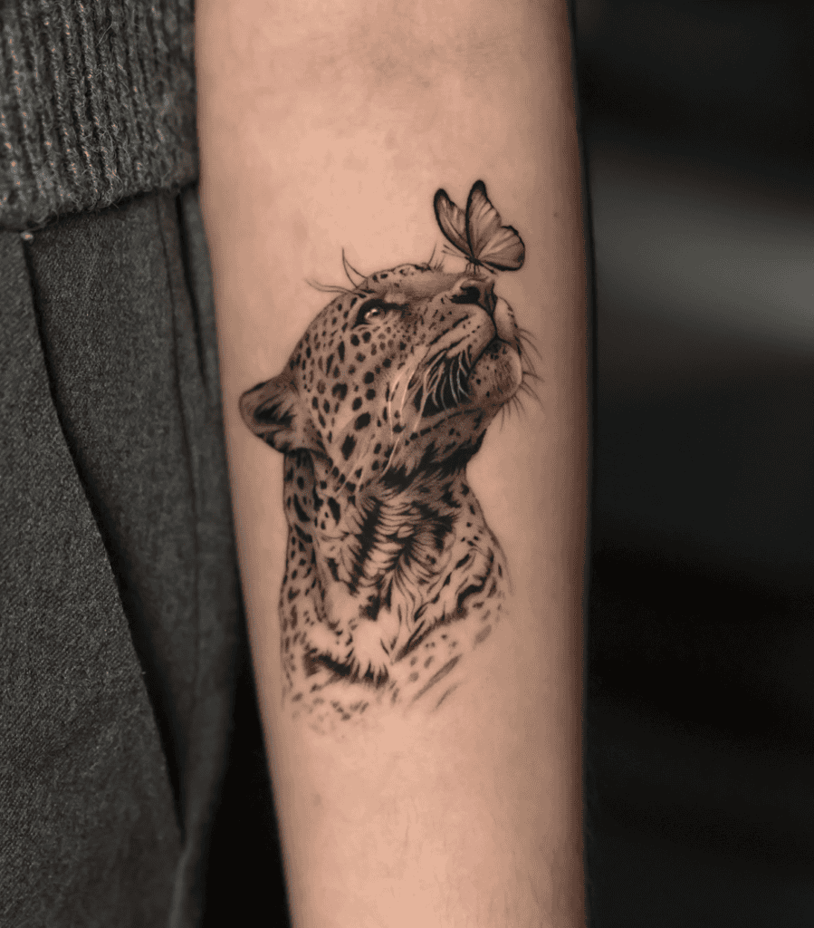 Leopard Animal Tattoo