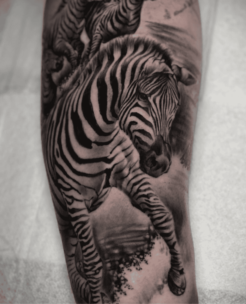 Zebra Animal Tattoo