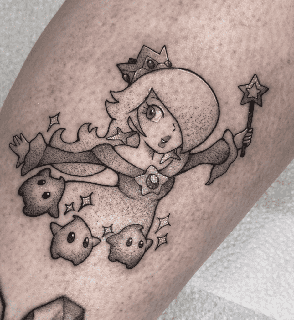 Rosalina Lumas Super Mario Tattoo