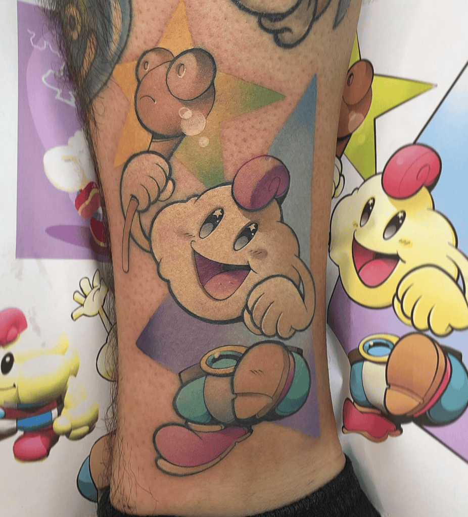 Mallow Super Mario Tattoo