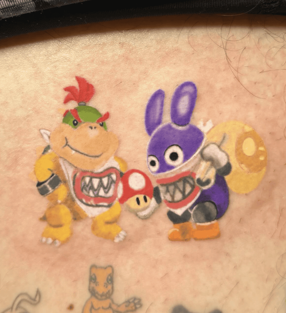 Nabbit Super Mario Tattoo