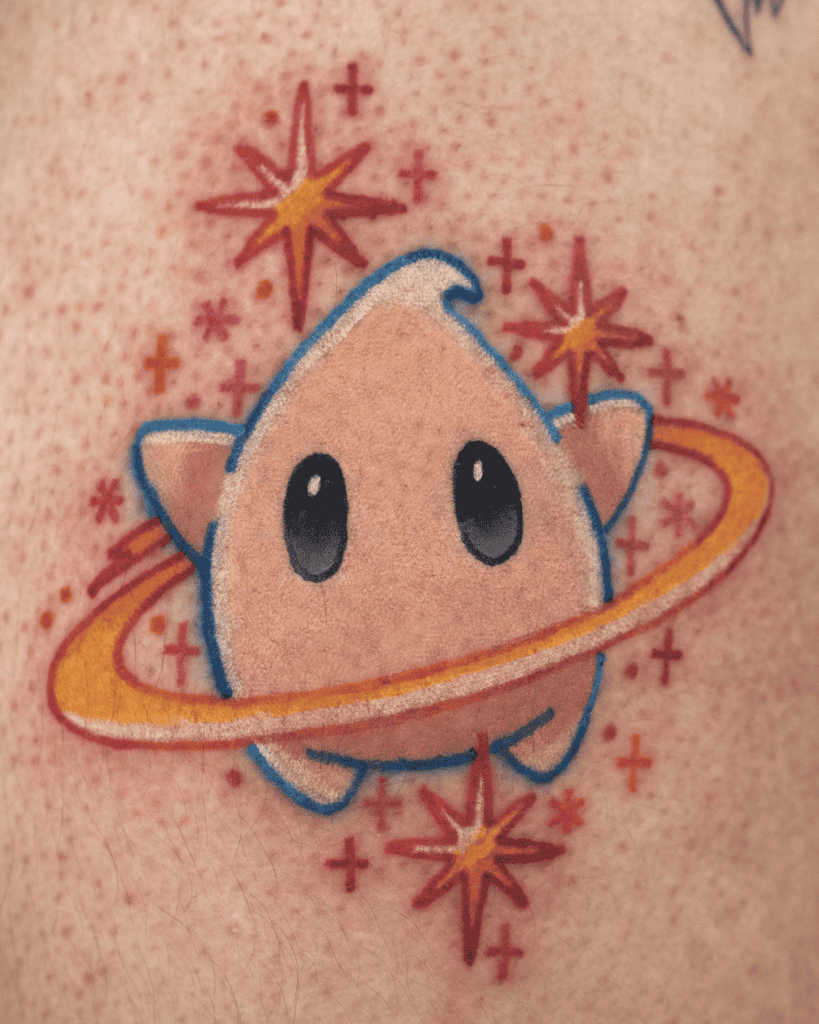 Luma Super Mario Tattoo