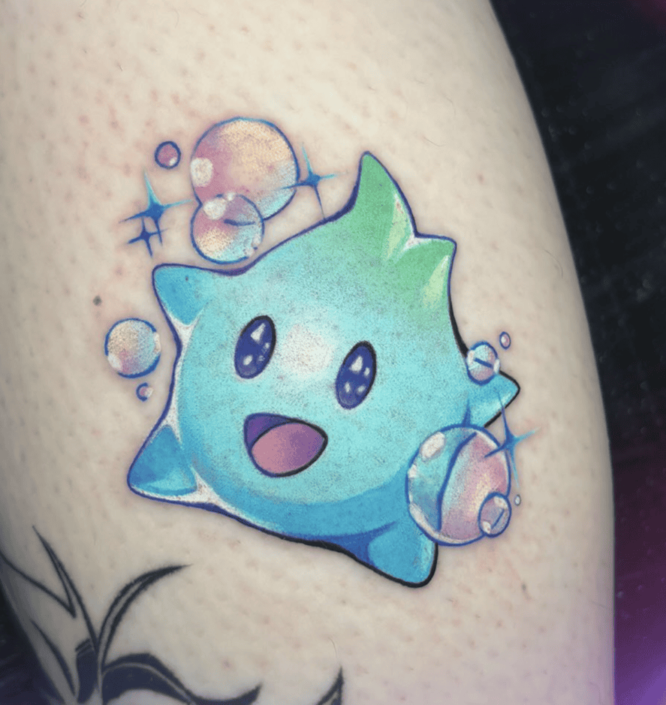 Lumalee Bubble Super Mario Tattoo