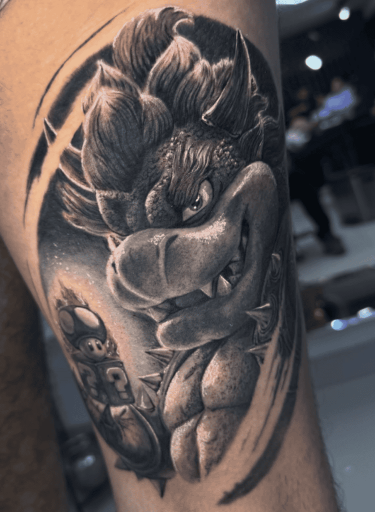 Bowser Super Mario Tattoo