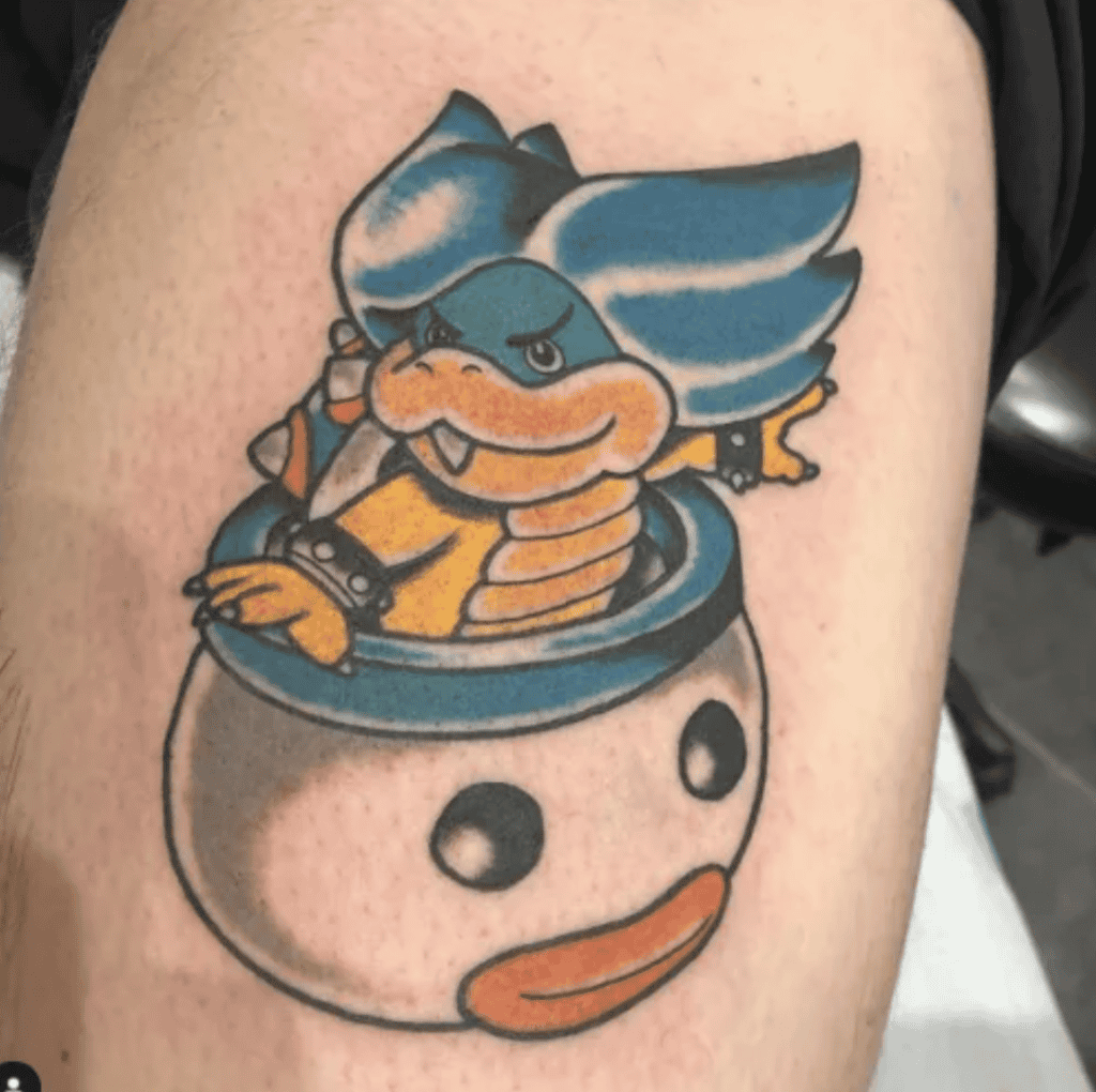 Koopalings Ludwig Super Mario Tattoo