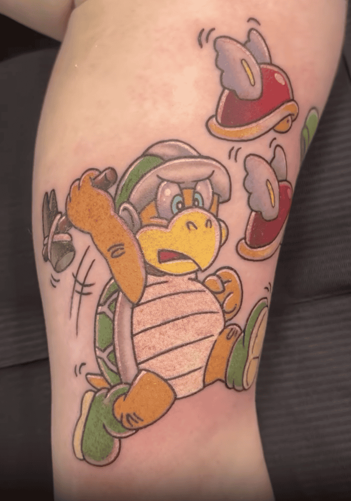 Hammer Bro. Super Mario Tattoo